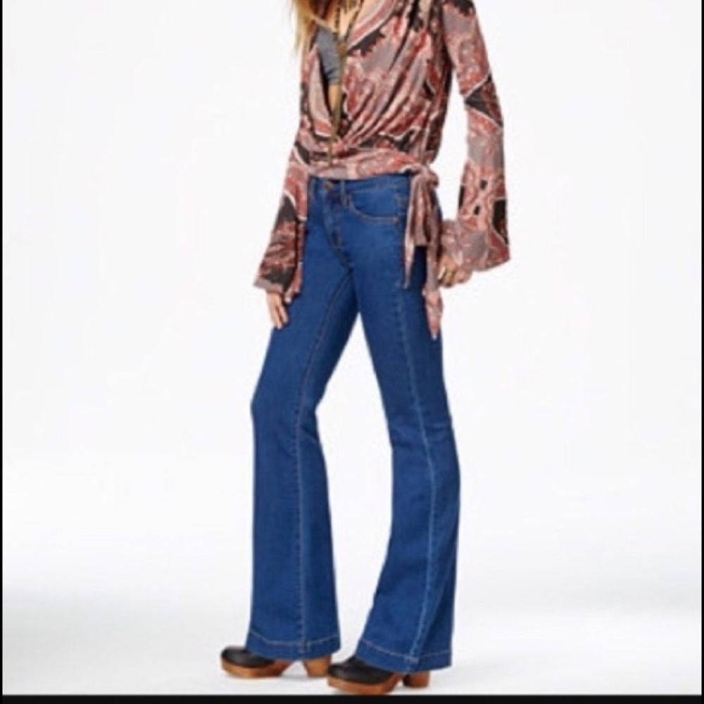 Free People flare high rise jeans size 26
